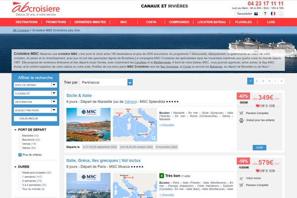 Page d’accueil du site Comment faire la meilleure croisière de sa vie ?