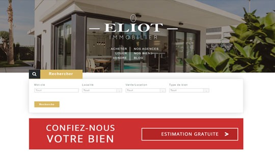 Page d’accueil du site Comment choisir une agence immobilière