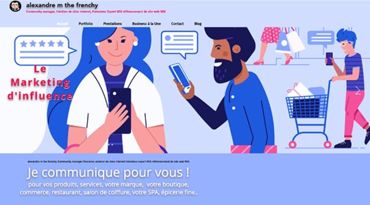Page d’accueil du site Le community manager pour doper l’image de l’entreprise sur les réseaux sociaux