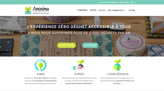 Page d’accueil du site Comment passer facilement au zéro déchet ?