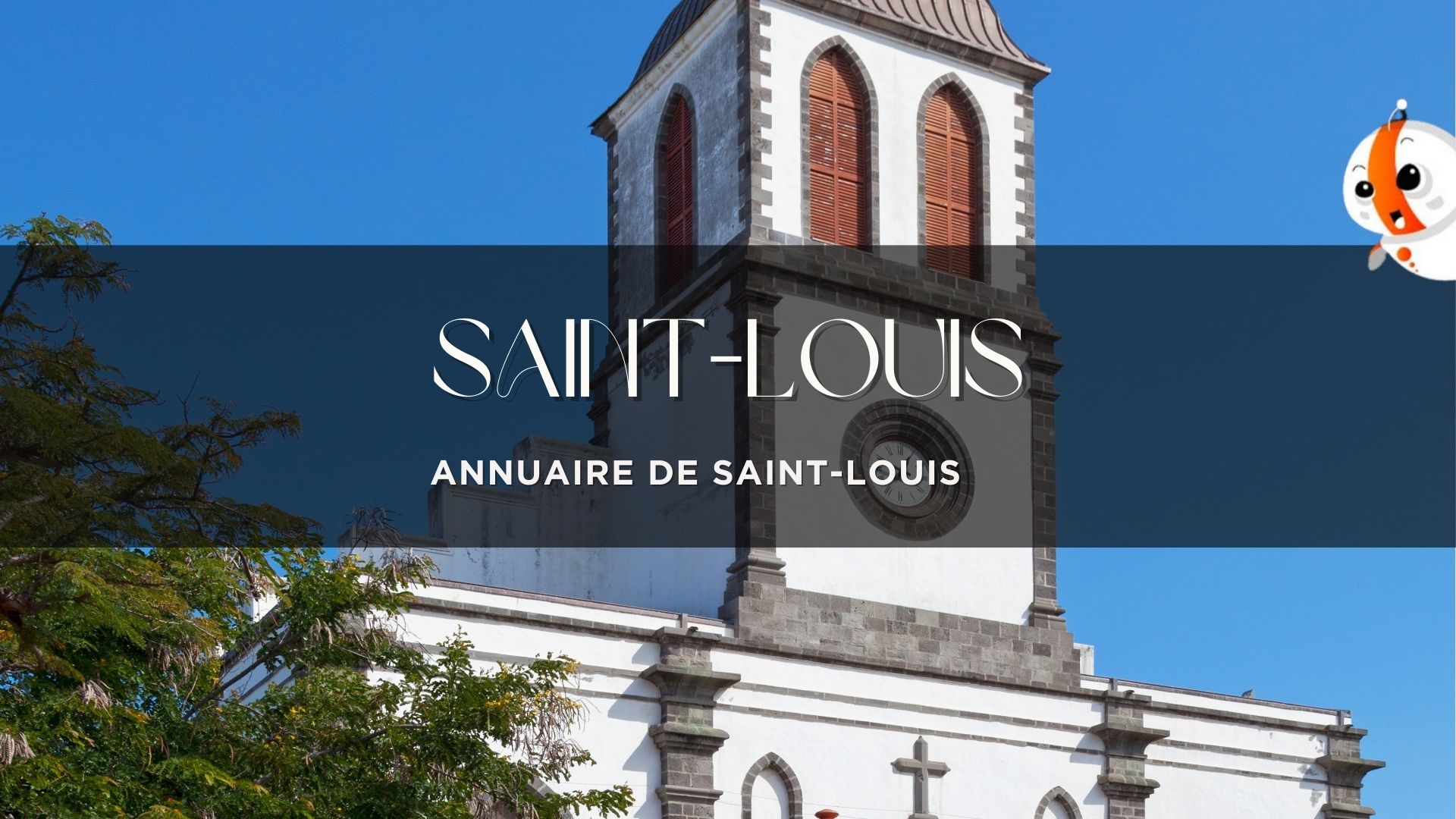 église de Saint-Louis avec ciel bleu