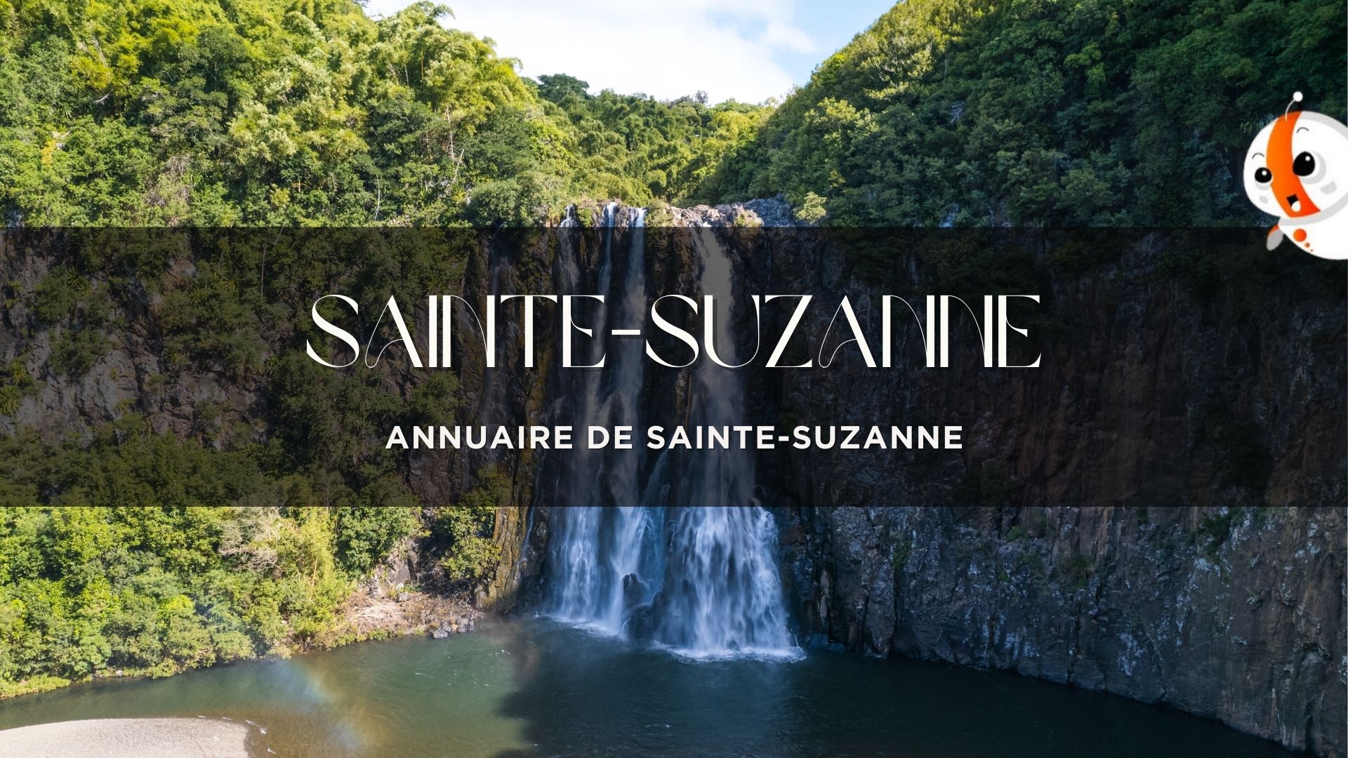 vue de la cascade Niagara à Sainte-Suzanne