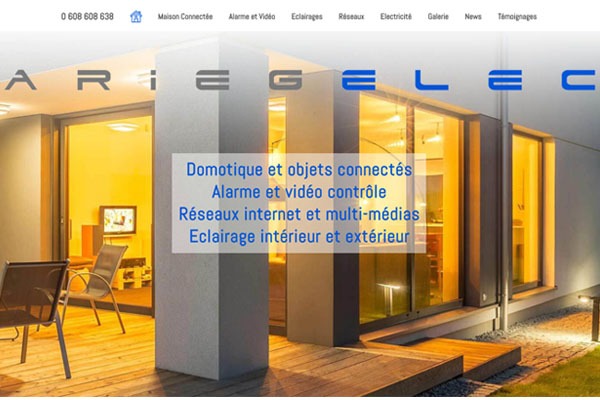 Page d’accueil du site Les avantages de la domotique à son domicile