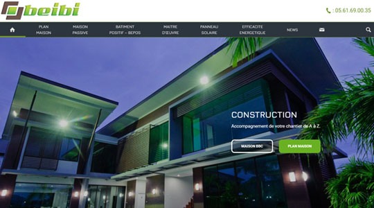 Page d’accueil du site L’intérêt de construire sa propre maison