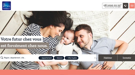 Page d’accueil du site Promoteur immobilier : pourquoi y recourir ?