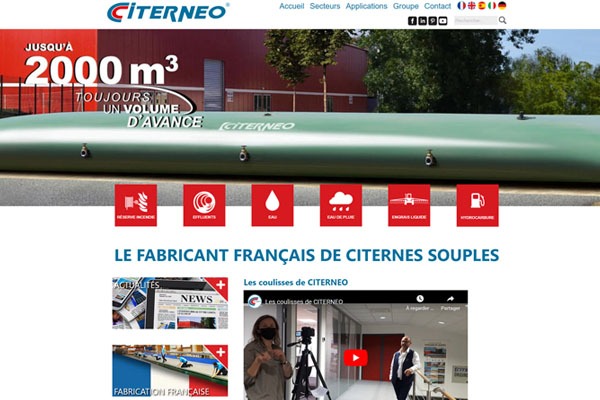 Page d’accueil du site Récupération d’eau de pluie : importance et méthode
