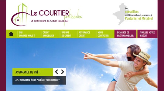 Page d’accueil du site Découvrez le rôle d’un courtier en crédit immobilier