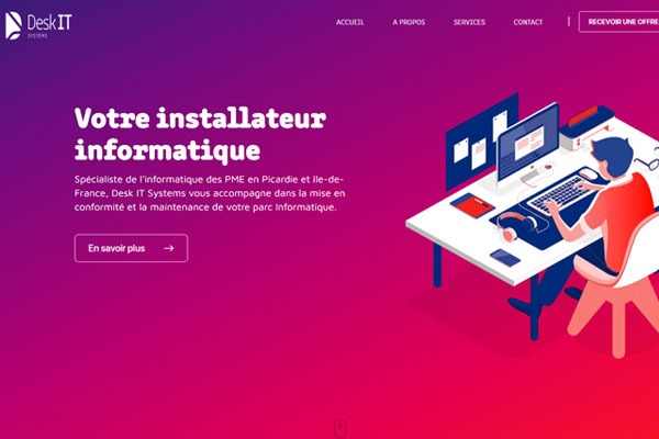 Page d’accueil du site Quelles sont les différentes maintenance informatique ?