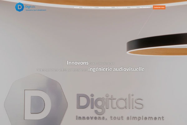Page d’accueil du site Pourquoi faire appel à un intégrateur de système audiovisuel