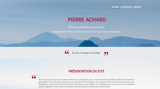 Page d’accueil du site Etudier le comportement des humains