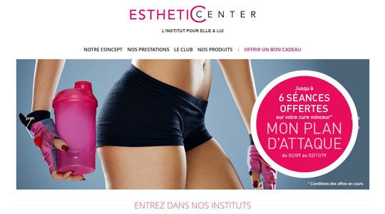 Page d’accueil du site Le froid arrive c’est le moment de s’offrir un soin du visage