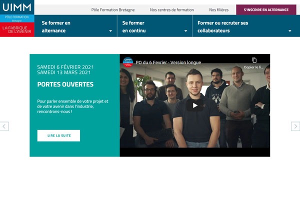 Page d’accueil du site Pourquoi se former aux ressources humaines à Rennes ?