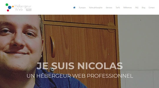 Page d’accueil du site Quatre critères pour bien choisir votre hébergeur web premium