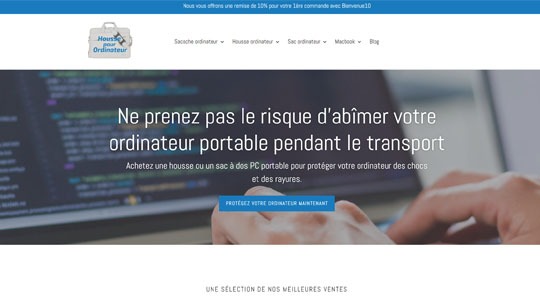 Page d’accueil du site Protéger son ordinateur en voyage