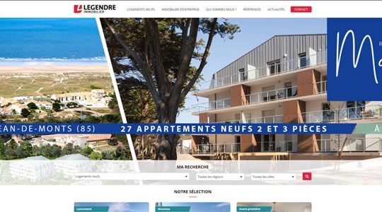 Page d’accueil du site Pourquoi acheter avec un promoteur immobilier
