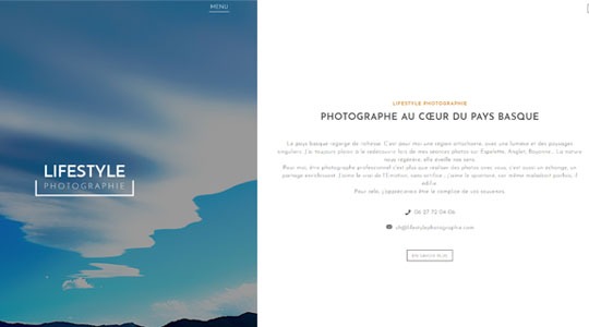 Page d’accueil du site Trouver un photographe pour son mariage