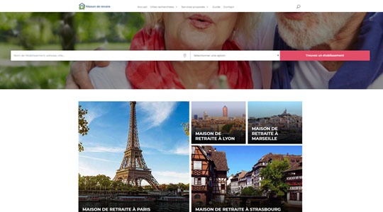 Page d’accueil du site 4 critères pour choisir la bonne maison de retraite