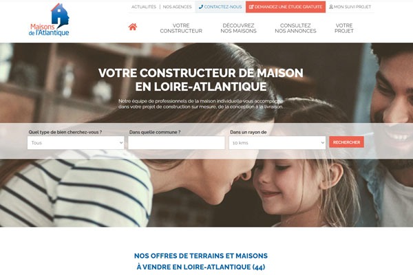 Page d’accueil du site Pourquoi opter pour un constructeur de maison individuelle ?