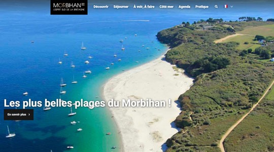 Page d’accueil du site Pourquoi choisir le Morbihan comme destination de vacances cet été ?