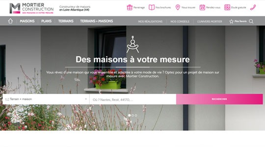 Page d’accueil du site Immobilier : pourquoi choisir l’offre « terrain plus maison » ?