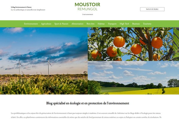 Page d’accueil du site Blog dédié à l’écologie : quel intérêt de s’y abonner ?