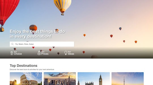 Page d’accueil du site Suivez le guide : envolez-vous pour Dubaï !