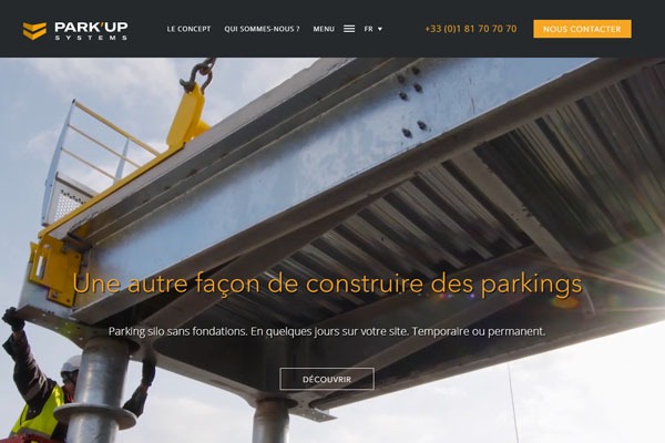 Page d’accueil du site Parking silo modulaire : la solution pour gagner de la place