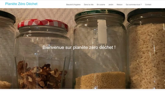 Page d’accueil du site Comment passer au zéro déchet ?