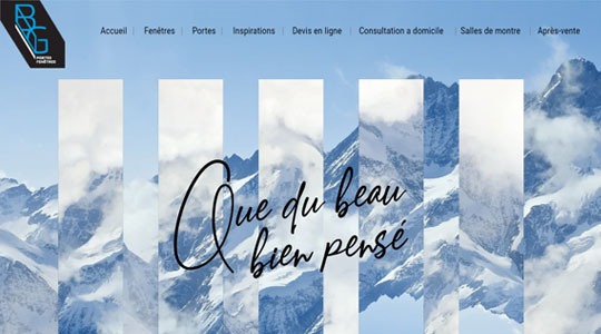 Page d’accueil du site Fenêtres et portes au Québec de qualité