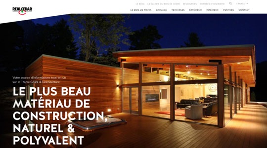 Page d’accueil du site Les avantages de la terrasse en bois