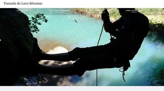 Page d’accueil du site Visiter des tunnels de lave à la Réunion