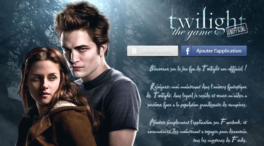Page d’accueil du site Film Twilight, actualité de la saga sur le blog twilight