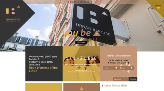 Page d’accueil du site Comment bien choisir son hôtel à Paris