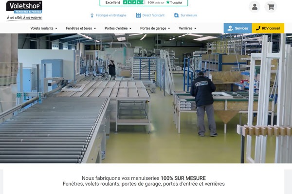 Page d’accueil du site Un volet sur mesure pour équiper vos fenêtres !
