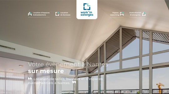Page d’accueil du site Pourquoi choisir un espace de coworking pour la domiciliation de votre entreprise à Nantes ?