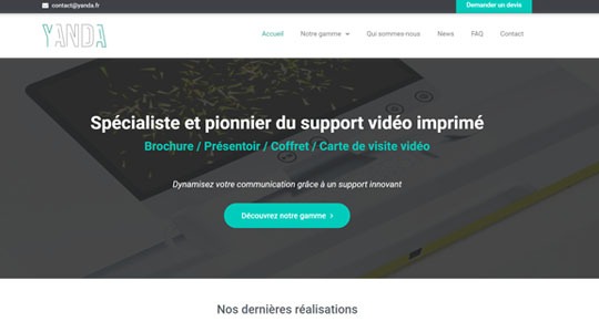 Page d’accueil du site Vers des formats novateurs de communication