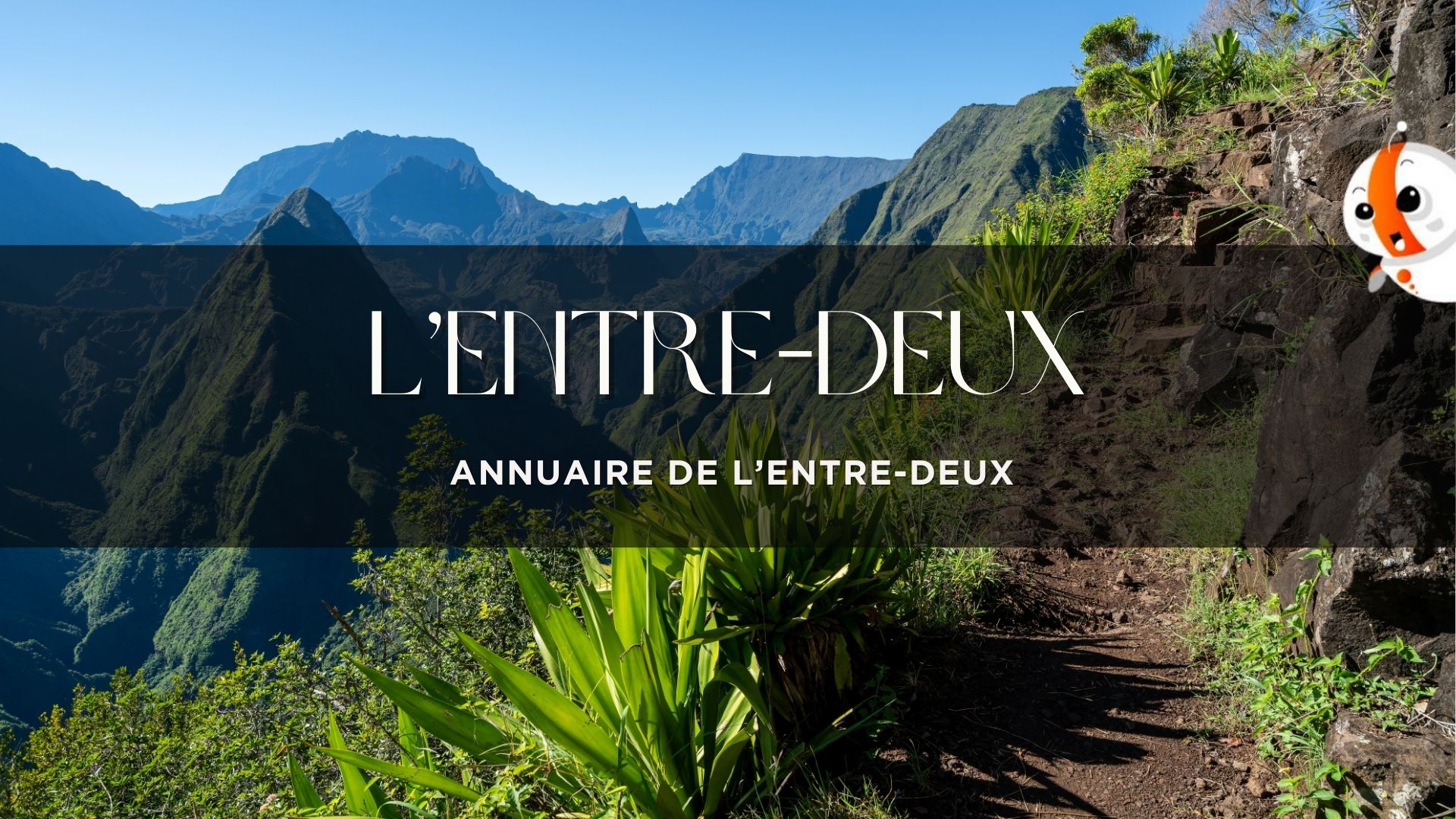 Vue panoramique de L'Entre-Deux à La Réunion