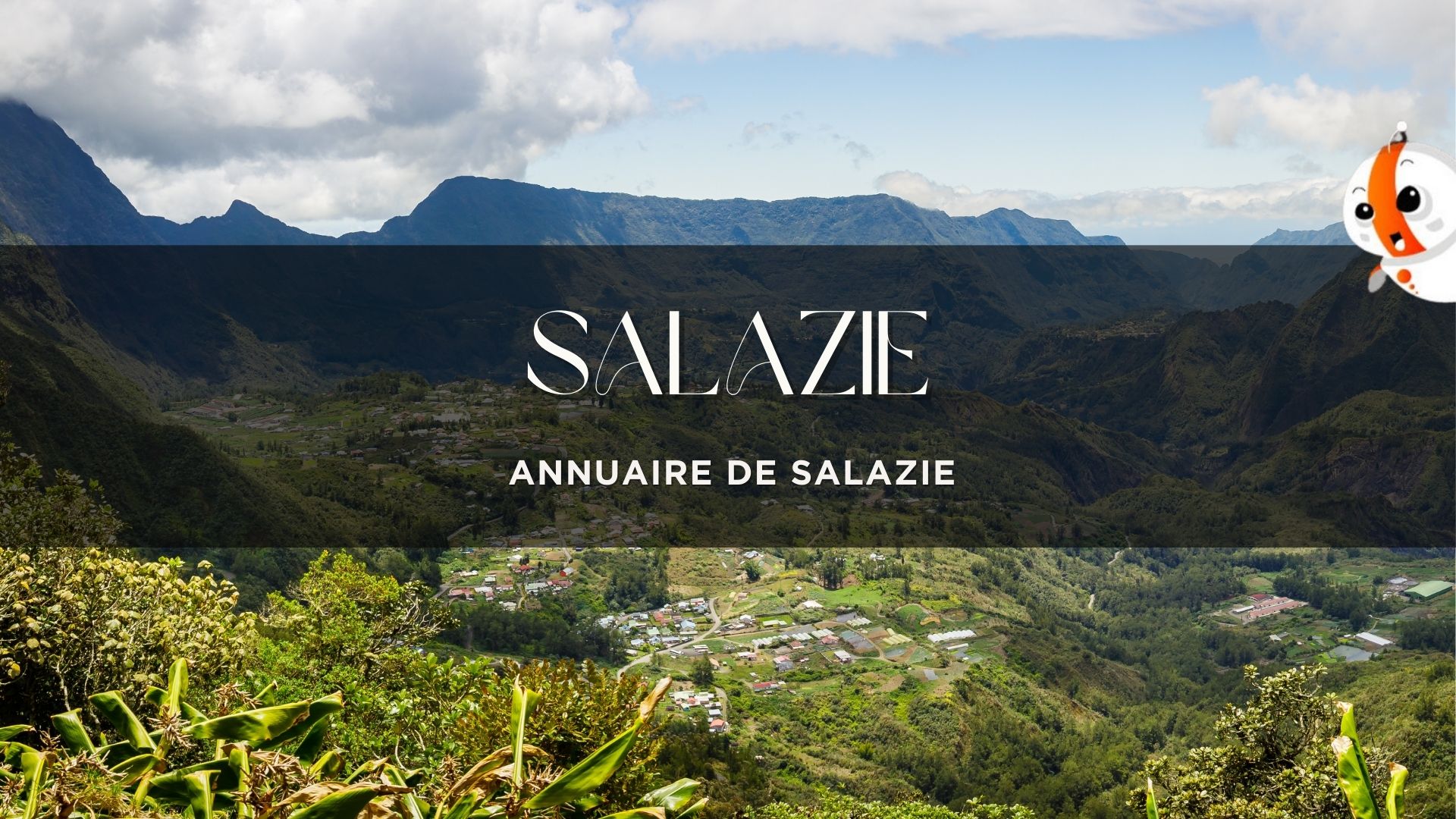 Vue panoramique de la vallée de Salazie à La Réunion