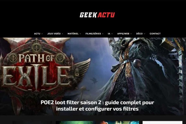 Geek actu