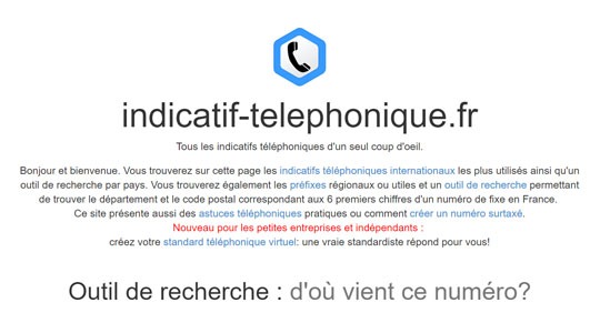 indicatif-telephonique