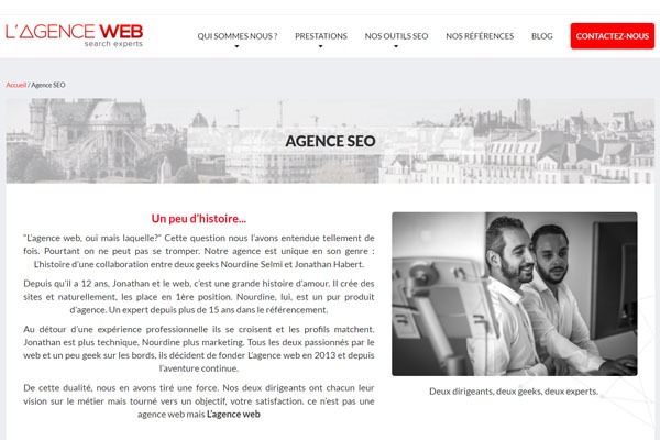 L'agence web