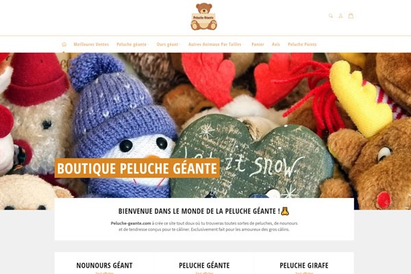 Peluche géante